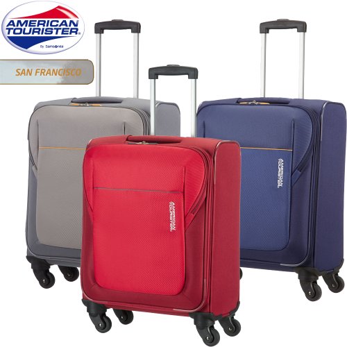 American Tourister Hand Luggage San Francisco Spinner, Small, 55 cm Cabin Size, 37.5 Liters - My CMS