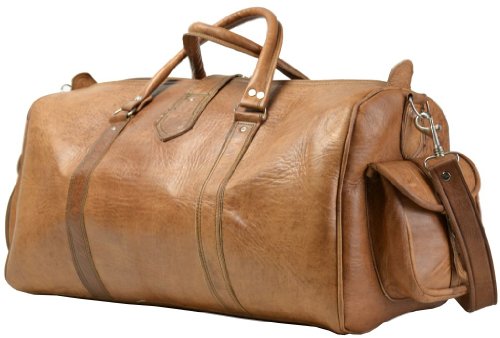 leather hand luggage bag